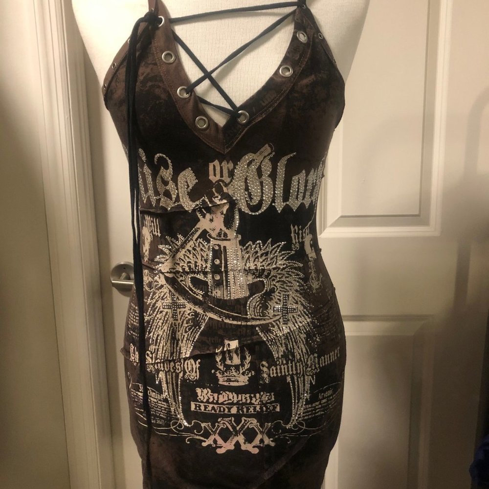 Salvage Mini Dress/Tank Top